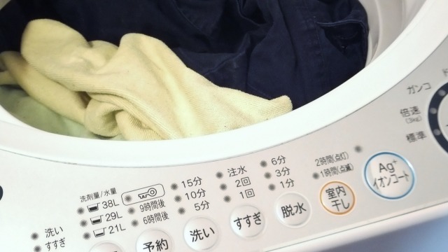 洗濯で水道代を節約する