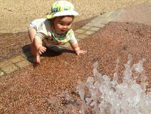 水遊びデビューに最適