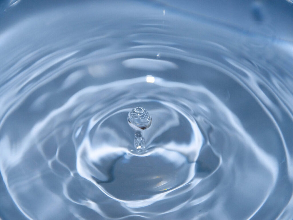 水の波紋効果