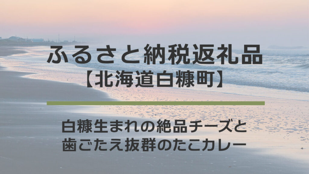 【北海道白糠町】ふるさと納税返礼品｜白糠生まれの絶品チーズと歯ごたえ抜群のたこカレー