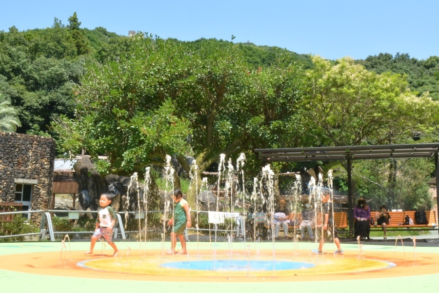 高知県香南市_水スポット_ちびっこ噴水