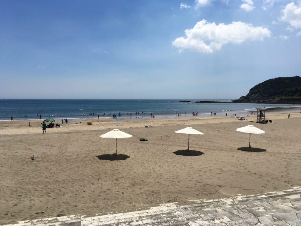 日本一きれいな富土海水浴場